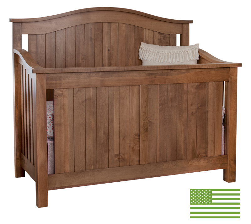Amish 4 in 1 Convertible Baby Crib - Marbella